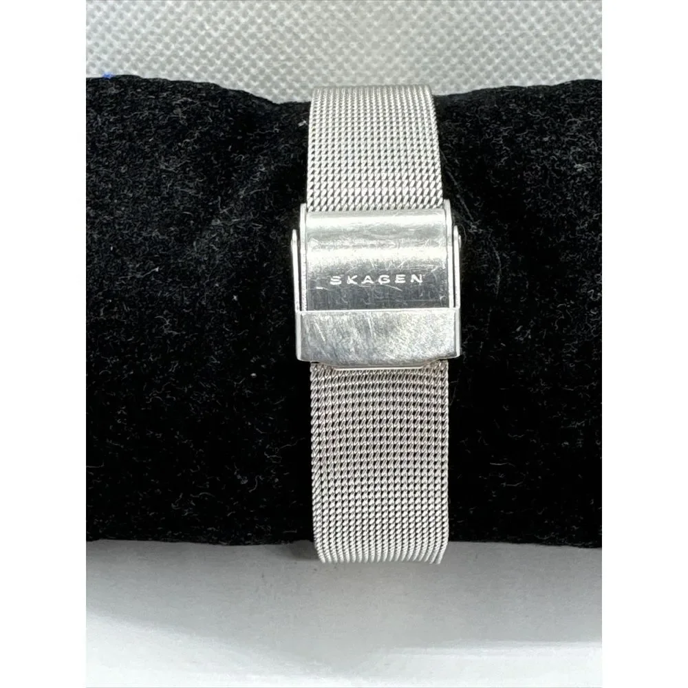 Skagen Freja 358SRSC Women's Two-Tone Steel Mesh Analog Dial Wrist Watch JNA939